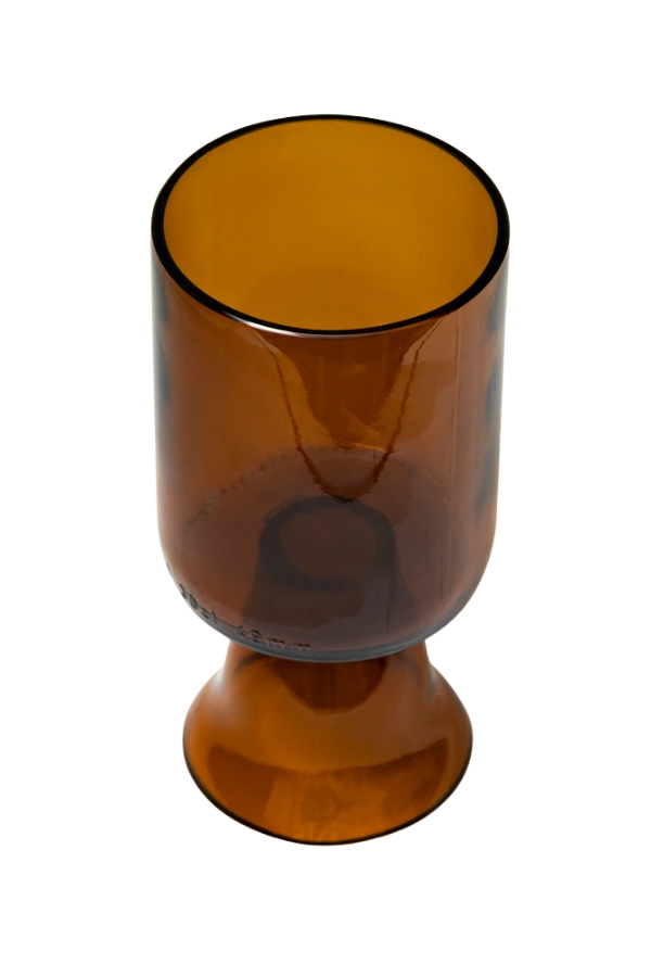 Upcycled Glass Goblet